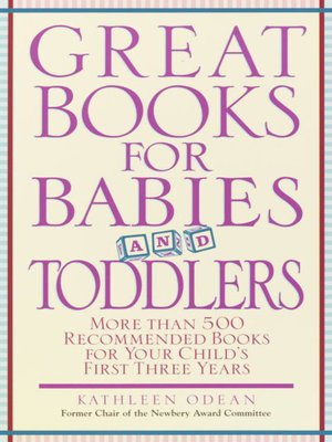 cover image of Great Books for Babies and Toddlers